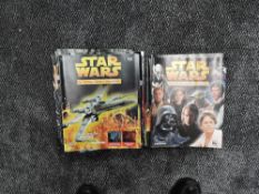 A collection of Star Wars collector magazines