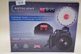 A NEO Rotolight advanced LED lighting in original box