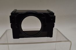 A Leica SOOPD Sumitar 50mm collapsible lens hood