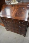 A reproduction Regency style bureau, width approx. 74cm