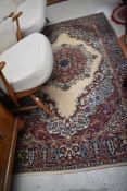 A vintage rug/carpet square, approx. 230 x 140cm