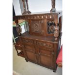 A priory style court cupboard