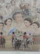 Stephen Doig (20th century British), after, a Ltd Ed print, Her Majesty Queen Elizabeth II Golden