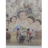 Stephen Doig (20th century British), after, a Ltd Ed print, Her Majesty Queen Elizabeth II Golden