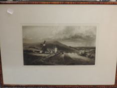 Norman H, (20th century), after, an etching, windmills, indistinctly signed, and dated 1923, 20 x