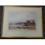 Eyres Simmons. (20th century), a watercolour, Carteret Normandy, signed 30 x 44cm, mounted framed