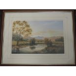 Peter McKay, after, a print, Elterwater, signed and num 237/500, 27 x 39cm, mounted framed and