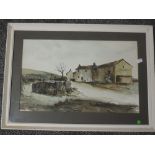 Barbara Shaw, (20th century British), a watercolour, Farm at Hatton, signed and attributed verso, 33