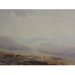 Arthur Tucker, (1864-1929), a pair of watercolours, moorland landscapes, signed, each 20 x 28cm,