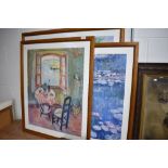 Three vintage prints after impressionist artist's