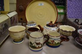 A collection of Moto ware, of interest to Sedburgh, Askrigg, and Looe.