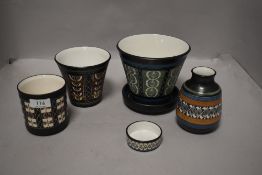 A selection of local interest studio pottery by Ambleside ceramics