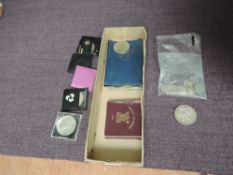 A small collection of GB Coins mainly Crowns including 1898 Queen Victoria, 1951 and modern, along