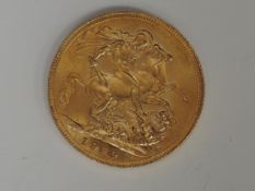 A United Kingdom George V 1920 Gold Sovereign, Perth Mint mark