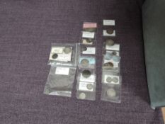 A collection of GB Detector Find Coins includes Charles I Half Crown well clipped, two Half