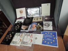 A collection of Royal Mint Brilliant Uncirculated and Mint Coins and Crowns including 2008 Royal