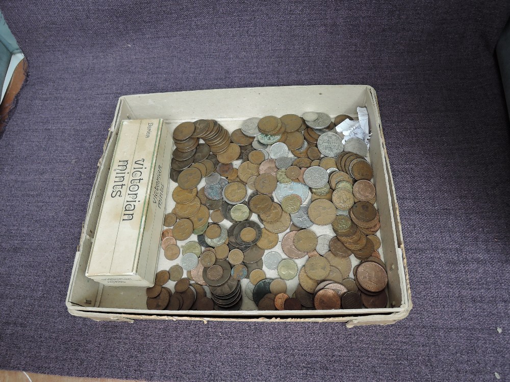 A collection of GB Coins, Queen Victoria to Elizabeth II, Half Penny, Penny, Farthing, Three