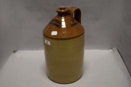 A vintage advertising flagon for Sweepodust Southport