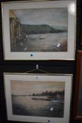 Two original pastel sketches of Lakeland scenes