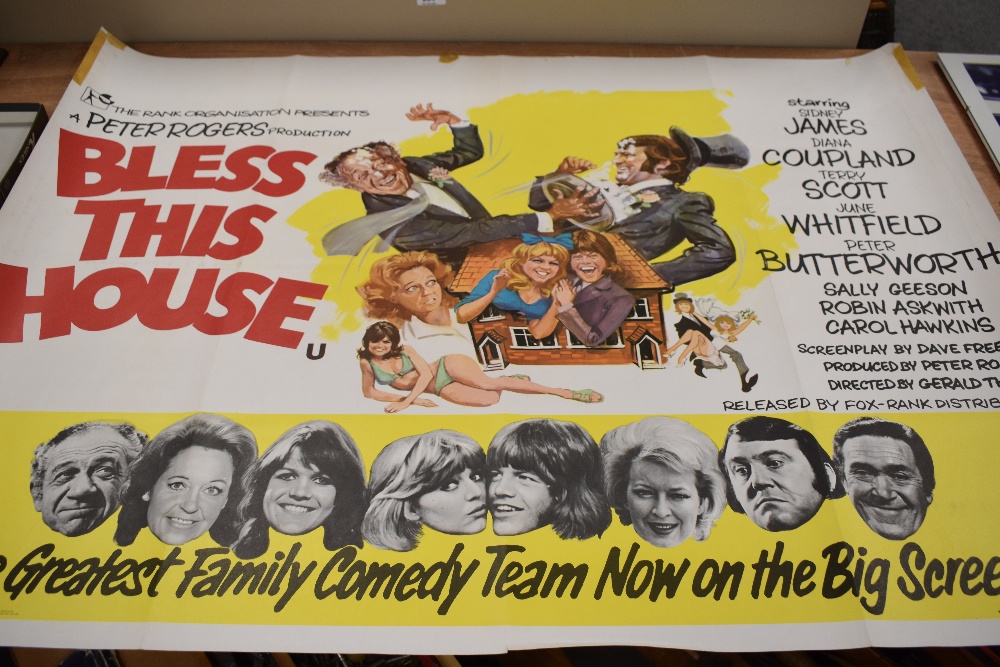 Five genuine vintage movie film quad posters of comedy interest including Under the Doctor, George - Image 5 of 5