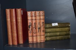 A selection of text and reference books including Punch and Lytton