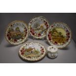 A set of display plates by Royal Albert from the Four Seasons series