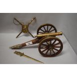 A 20th century model cannon 6 pounder mountain gun East India co, 1795 Vince Byrne with similar