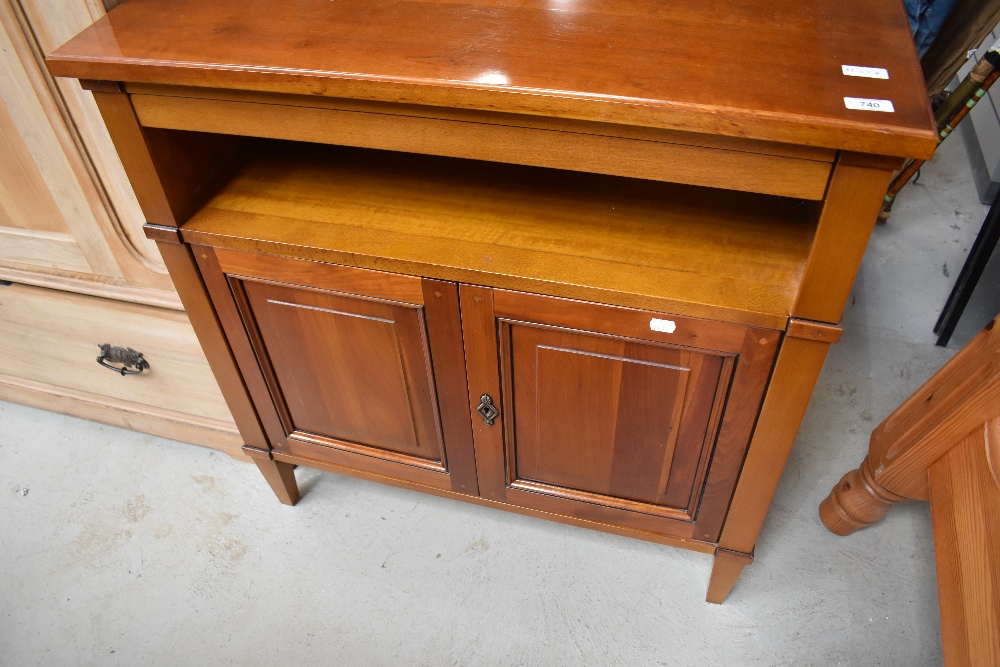 A modern hardwood TV cabinet, Grange maker