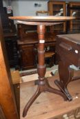 A 19th Century mahogany pedestal occasional table
