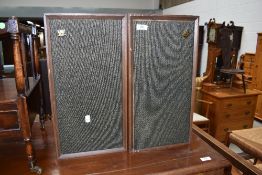 A pair of vintage Wharfedale speakers, model Super Linton