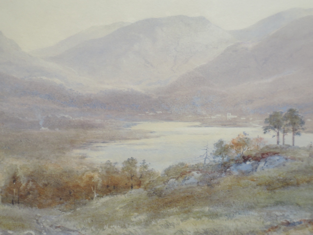 Edward Arden (Tucker), (1830-1909), Lakes view Grasmere, signed, 26 x 38cm, mounted framed and