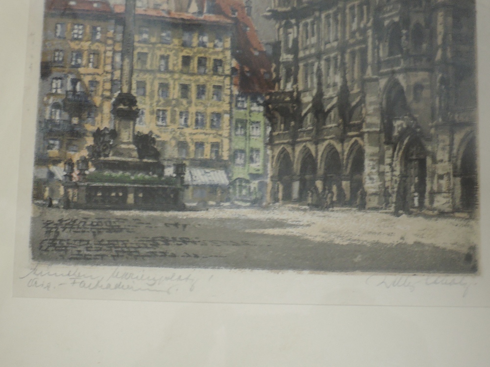 Lilly, (20th century), Munich, indistinctly signed, 26 x 20cm, framed and glazed