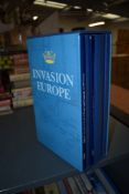 Military History. Invasion Europe [Box Set]. HMSO: 1994. Three books and two sets of plans. A 'VG'