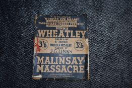 Crime Fiction. Murder Mystery 'Crime Dossier'. Dennis Wheatley and J. G. Links - The Malinsay