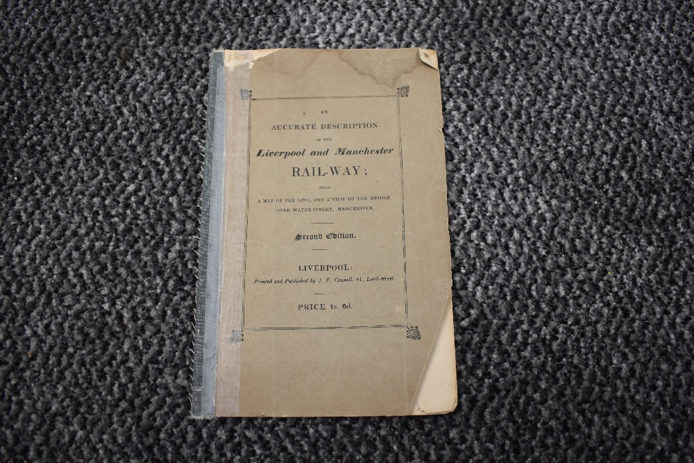 Antiquarian. Railways. Walker, James Scott - An Accurate Description of the Liverpool and Manchester