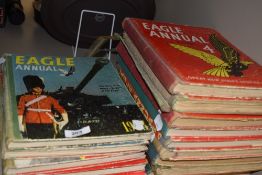 A selection of vintage Eagle annuals