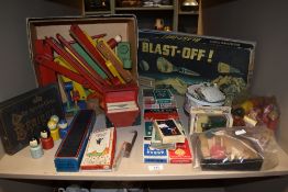 A collection of vintage games including card games, dominos, Bezique and more.