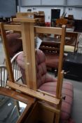 A modern artists easel, stamped Loxley