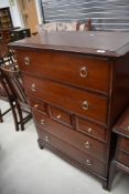 A Stag bedroom chest of two over three over two drawers
