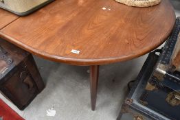 A vintage teak , G plan or similar. oval dining table