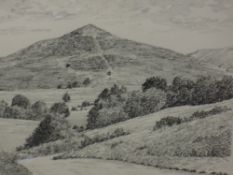 Alfred Wainwright (1907-1991) original pen and ink, entitled 'Dufton Pike' and signed to margin,