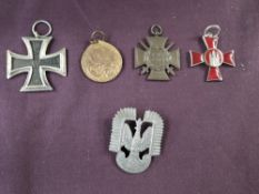 A group of 5 Medals, German 1901 China Boxer Rebellion, German 1914-1918 Honour Cross, German 1813