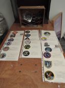 A large collection of approx 150 American Space Mission Cloth Badges includes early missions,