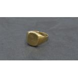 A 9ct gold signet ring beaaring monogram, approx 2.9g & size N