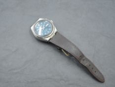 A gent's vintage Seiko Bell Matic wrist watch no, 4006-6080 having a baton numeral dial with