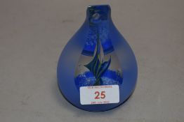 A modern limited edition Caithness art glass paper weight no 302/500