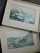 William Heaton Cooper, (1903-1995), after, a pair of prints. Lakeland scenes, 21 x 31cm, mounted