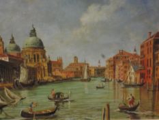 Alberto Terrini, (19th/20th century), an oil painting, Venice canal scene, signed bottom right, 25 x