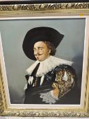 Frans Hals, (17th century), a 20th century re-print, Laughing cavalier, 60 x 50cm, mounted ornate