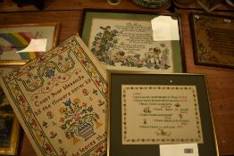 20th century embroidery religious prayer interest